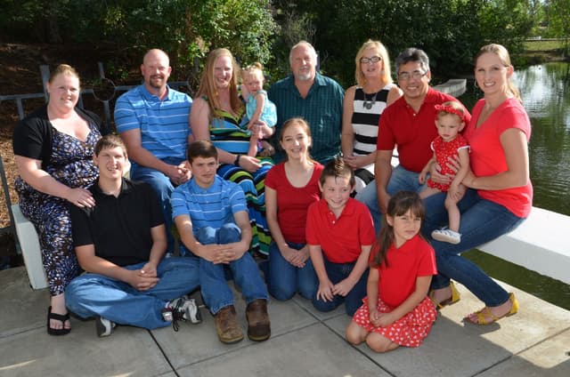 Melissa & Tyler extended family