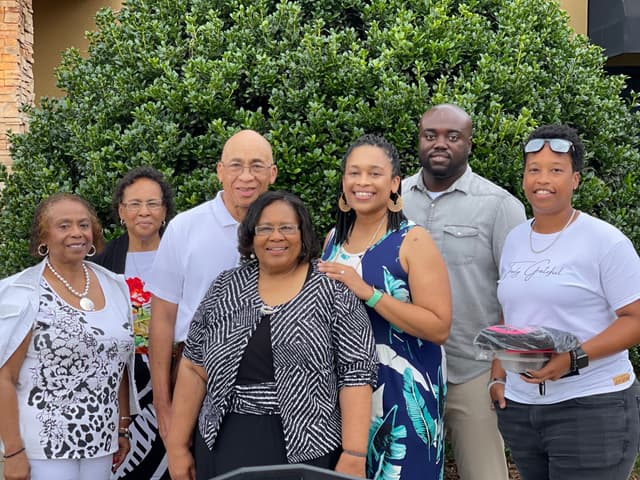 Angie & Alain extended family