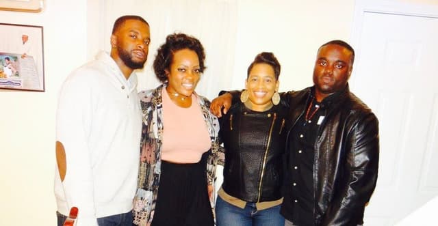 Angie & Alain extended family