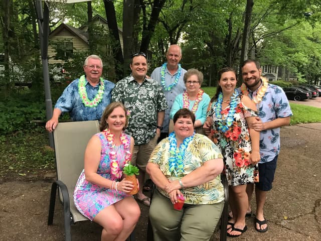 Melissa & Chris extended family