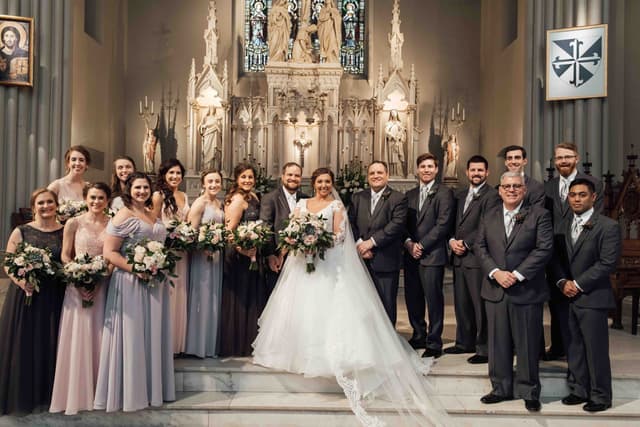 Melissa & Chris extended family