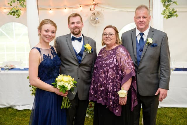 Elizabeth & James extended family