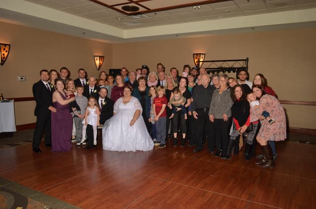 Carrie & Tom extended family