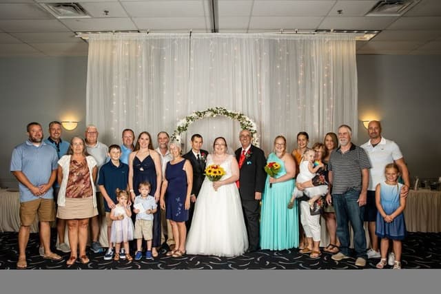 Justina & Jeffrey extended family