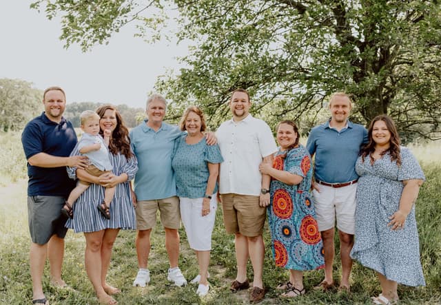 Paul & Becca extended family