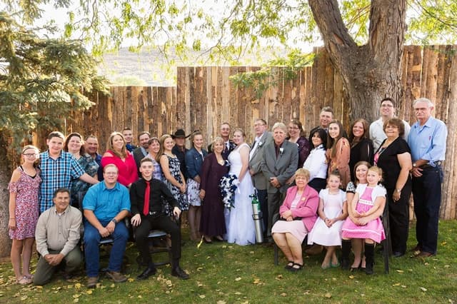 Amanda & Andrew extended family