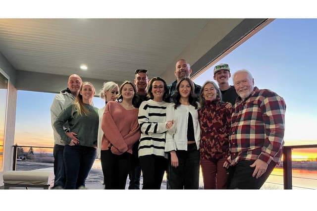 Mike & Meesha extended family