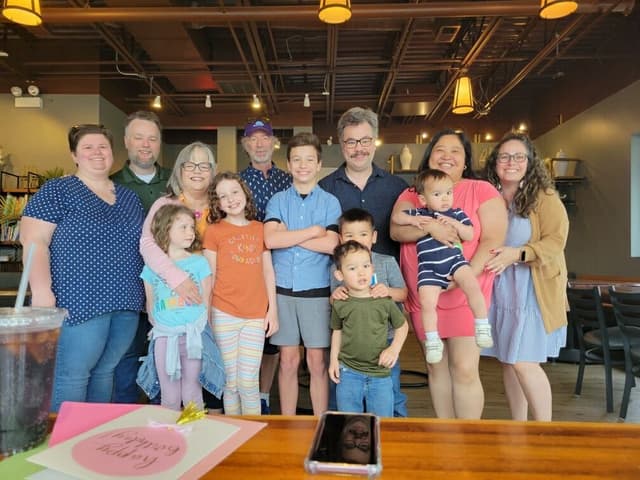 Dawn & Zach extended family