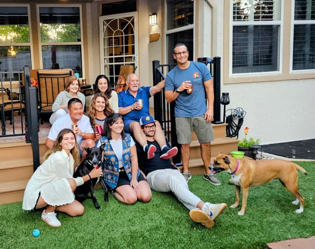 Lauren & Jose extended family