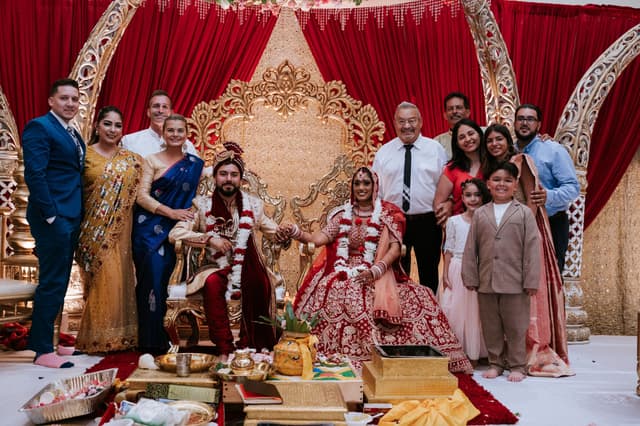 Karen & Miguel extended family