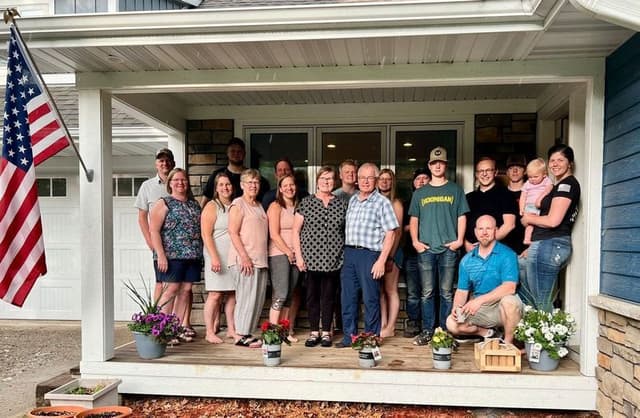 Denise & Andy extended family