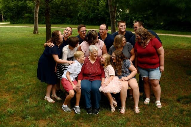 Emily & Brian extended family