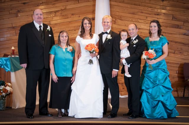 Daniel & Stacey extended family