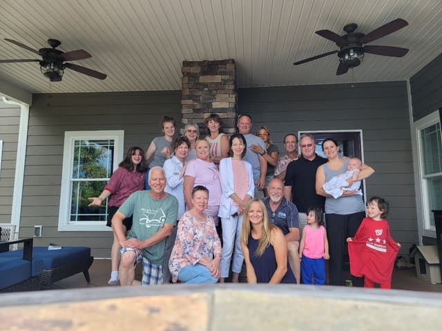 Mike & Becky extended family