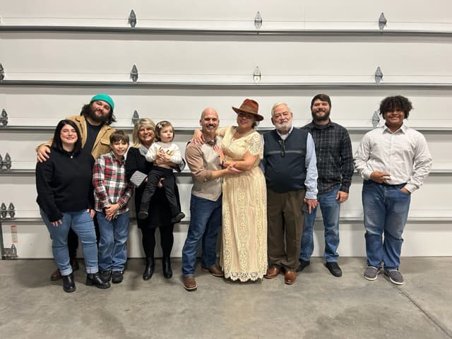 Sabrina & Arthur extended family