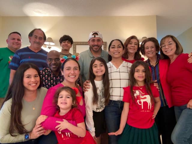 Jessica & Moise extended family