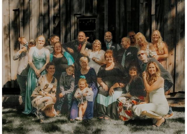 Stephanie & Cecil Jr extended family