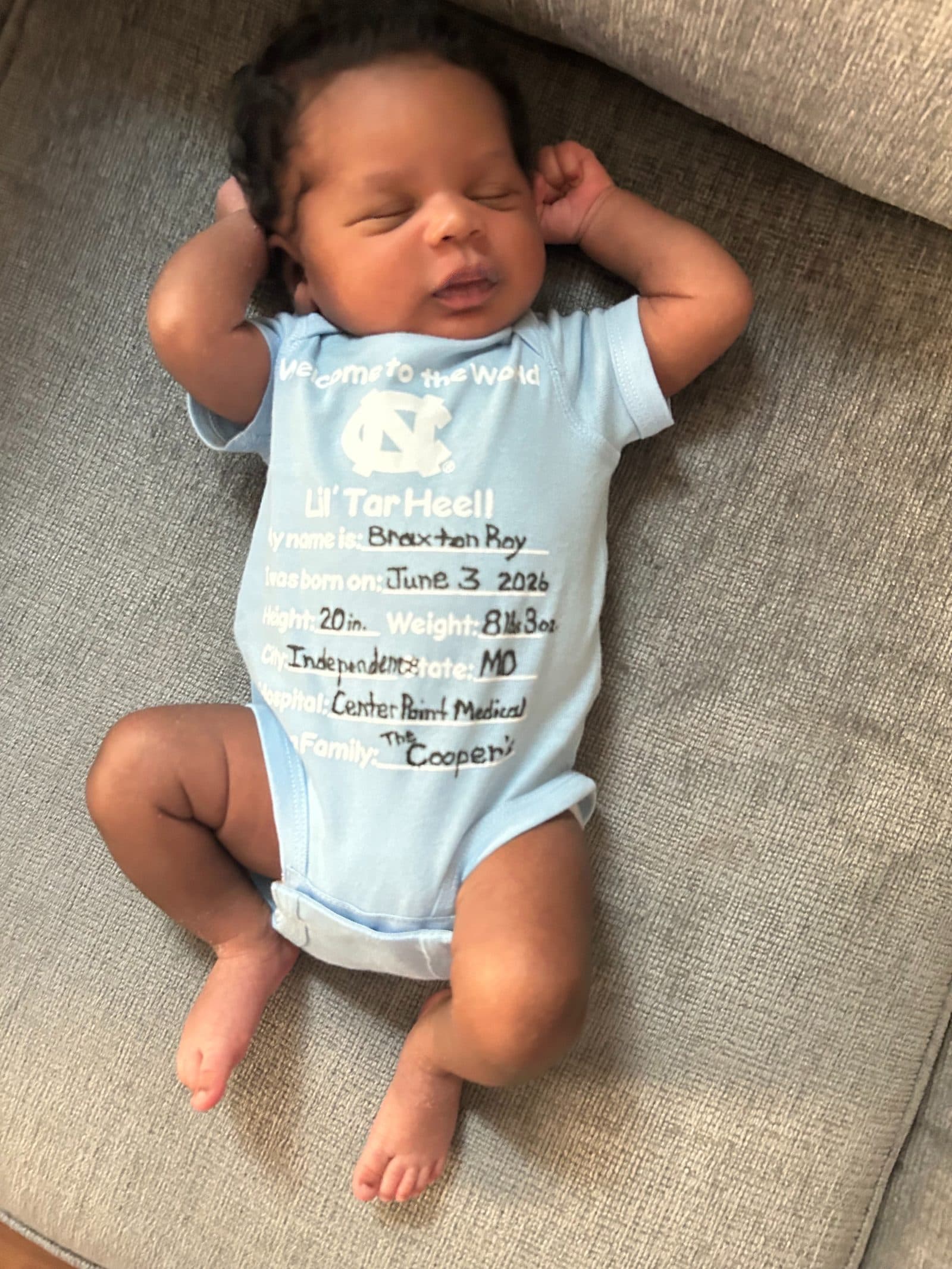Baby Boy Braxton Roy