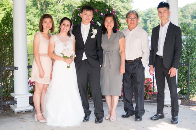 Emily & Simon extended family