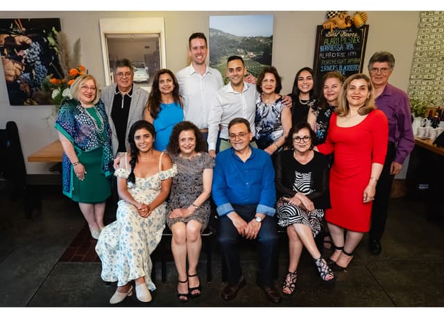 Coleman & Neema extended family