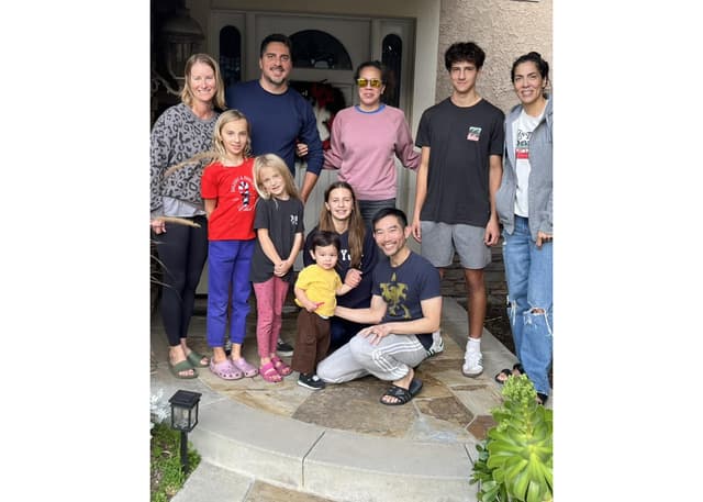 Candice & James extended family
