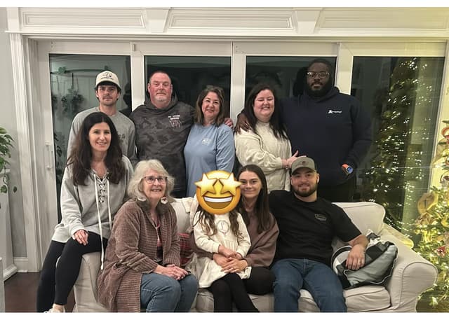 Emily & Kenyata extended family