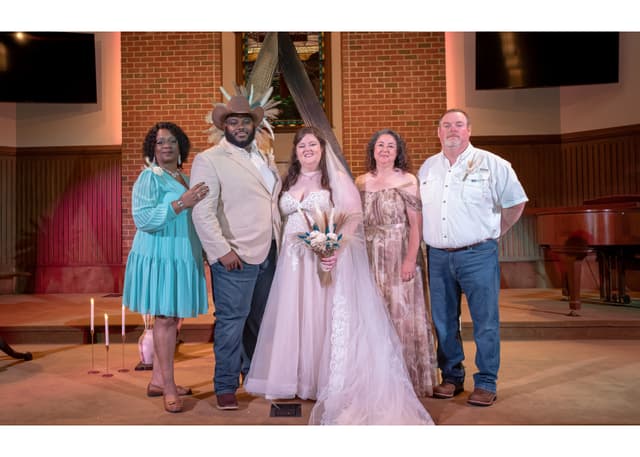 Emily & Kenyata extended family