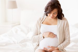 Woman experiencing an unplanned pregnancy