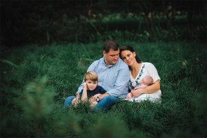 Adoptive family in an open adoption with birth parents